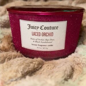 Juicy Couture Pink Glitter Candle